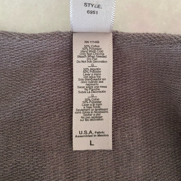 Next Level Apparel New Orleans off the shoulder sweatshirt. - Picture 5 of 8